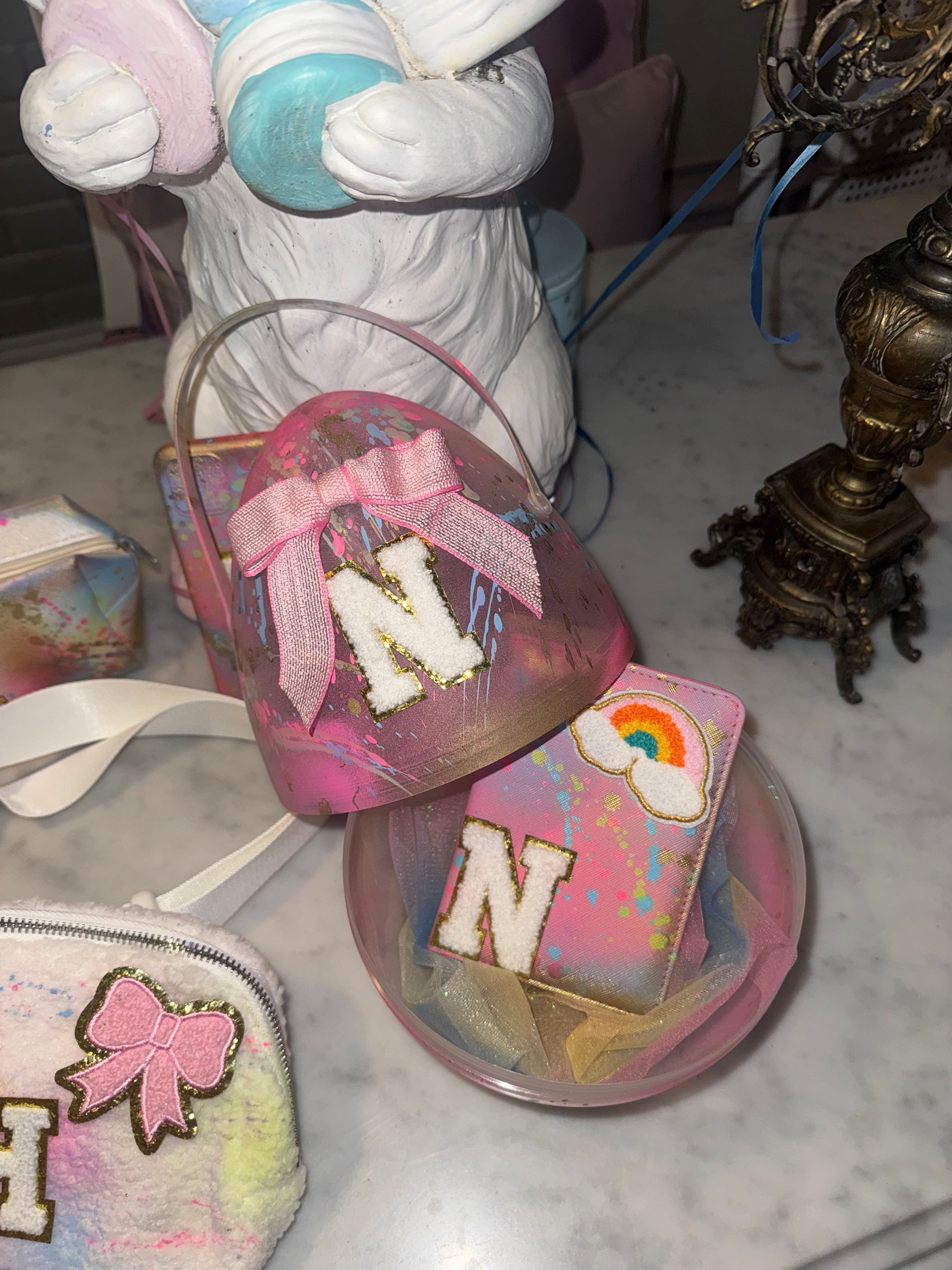 Personalised Easter Goodie eggs with passport cover 🩷