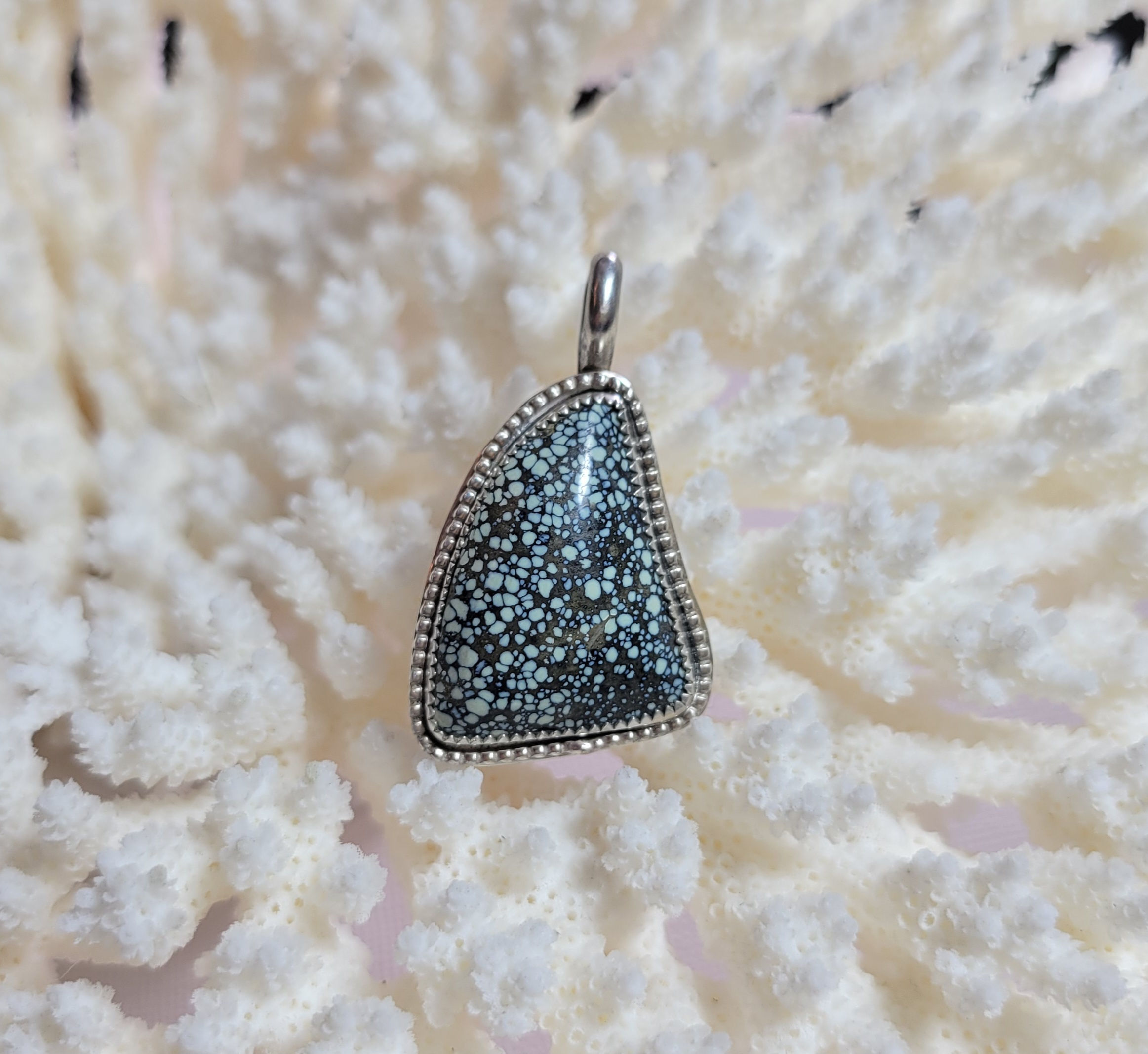 New Lander Variscite (Rare) Triangle Pendant