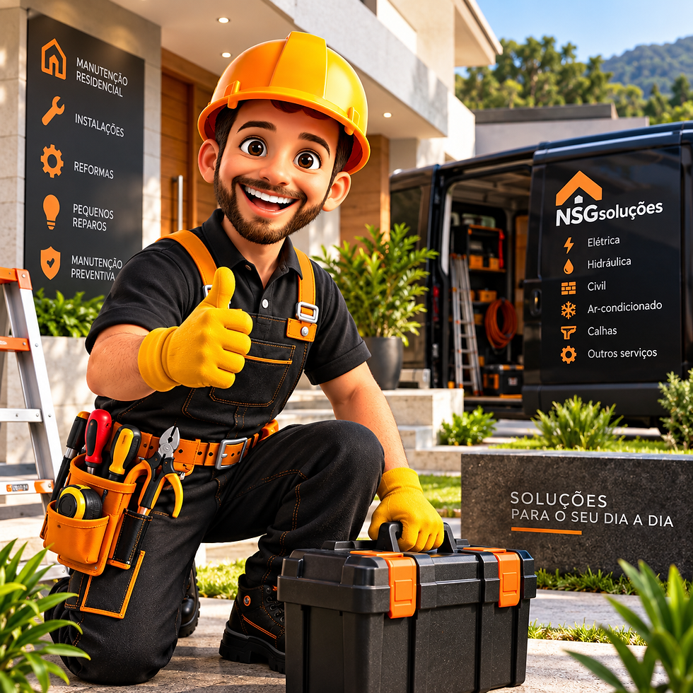 Profissional da NSGsoluções em atendimento de manutenção residencial