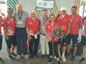 TÜRKİYELİLER BİRLİĞİ TÜRKİYE MACCABİ TAKIMINI KARŞILADI