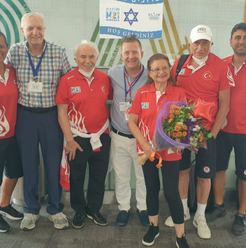 TÜRKİYELİLER BİRLİĞİ TÜRKİYE MACCABİ TAKIMINI KARŞILADI