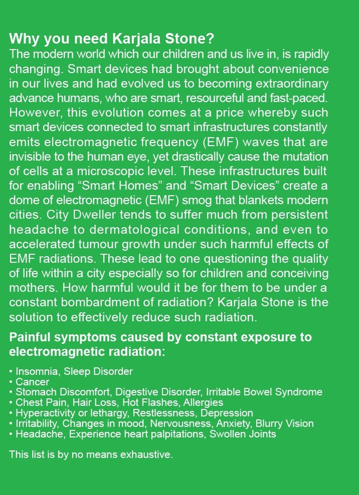 Thumbnail: Anti - EMF Karjala Plate - A Breakthrough Technology