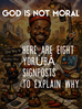 GOD IS NOT MORAL