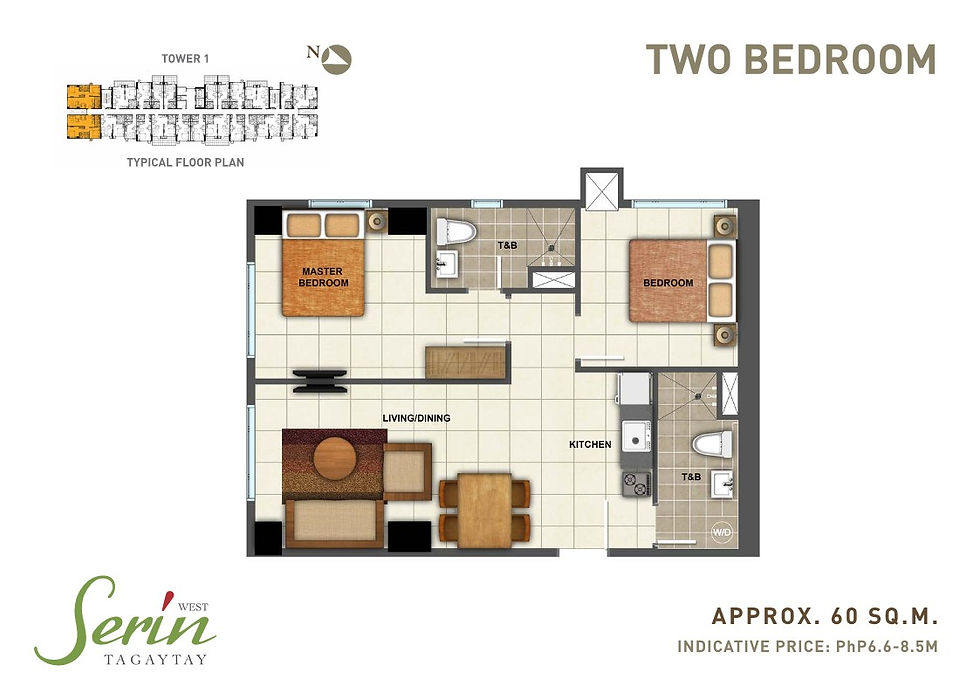 Two Bedroom Floor Plan