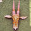 Thumbnail: Wooden Cow Head Decor with Pichwai Plate