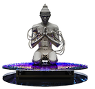DALL·E 2023-01-07 17.36.37 - Visionary worship statue, technological anxiety, transparent