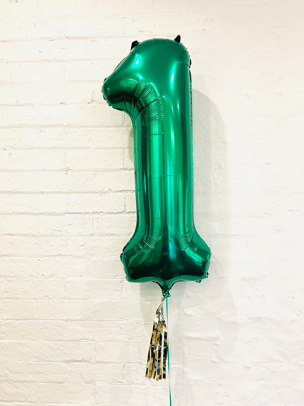 Thumbnail: Green 86cm Foil Number balloon