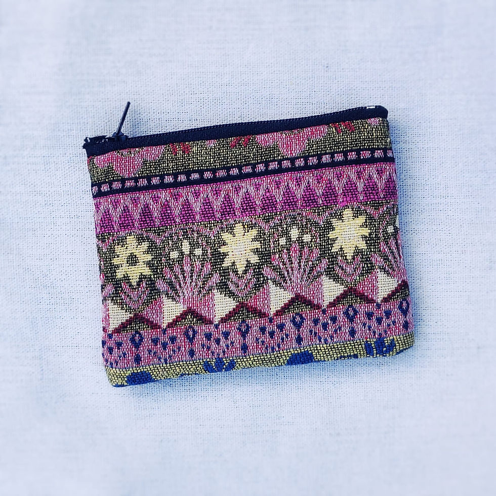 PINK COIN PURSE MADE IN THAILAND