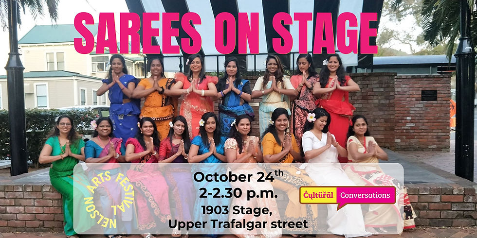 Sarees at the Street party