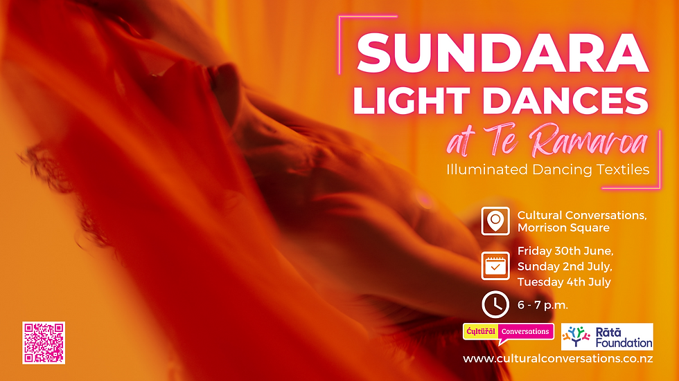 Sundara light Dances at Te Ramaroa: Illuminated Dancing Textiles