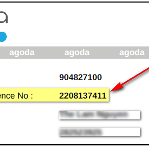 Which booking number to enter?