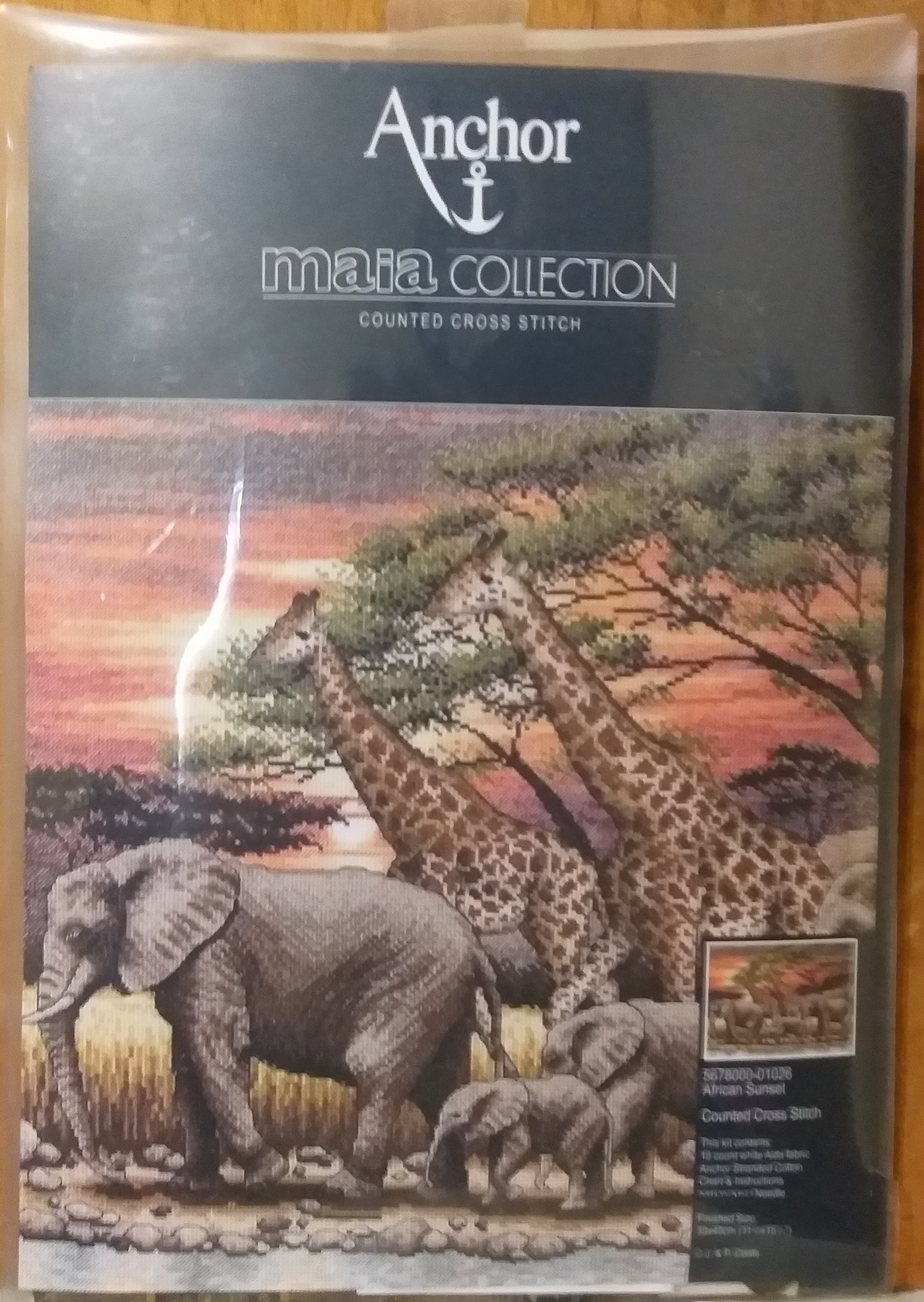 African Sunset (Anchor counted cross stitch)