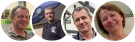 Zufriedene Hausbesitzer