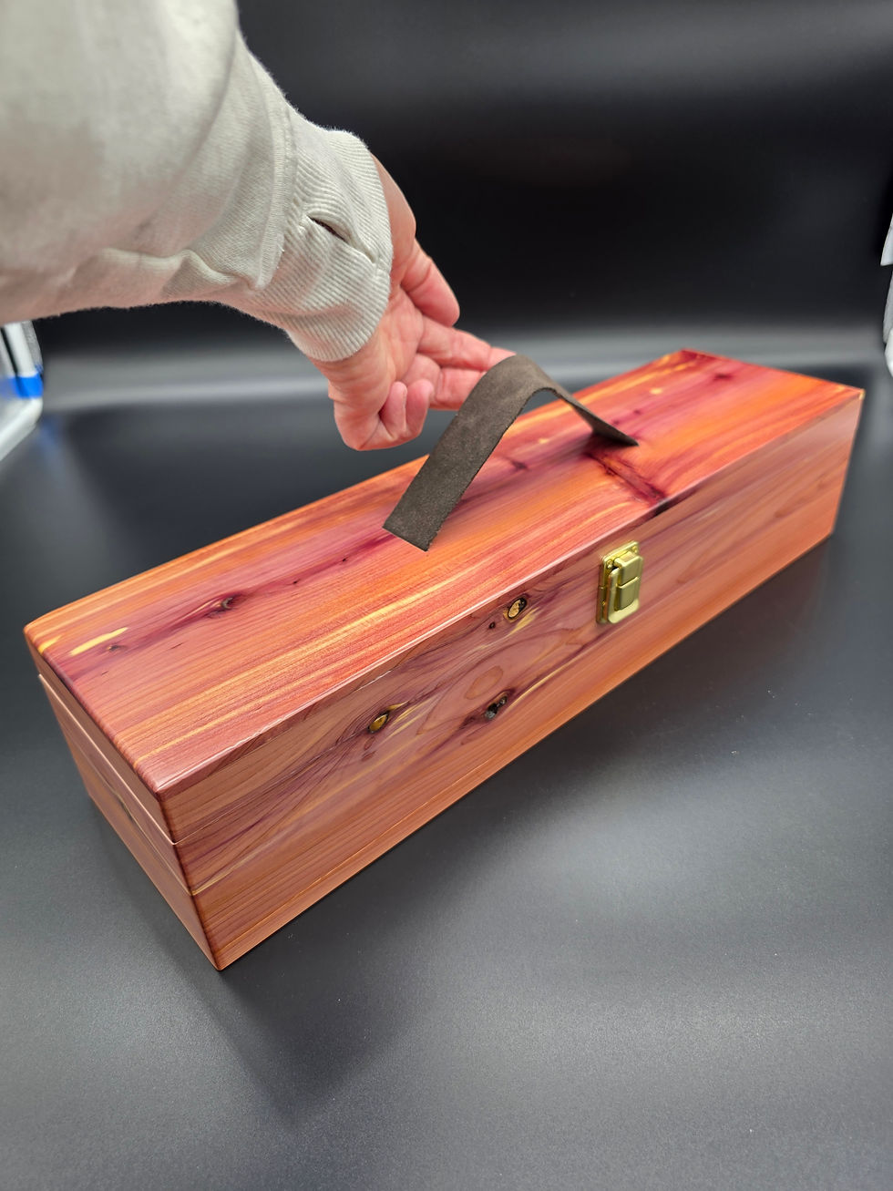Thumbnail: Cedar box 18" with tray