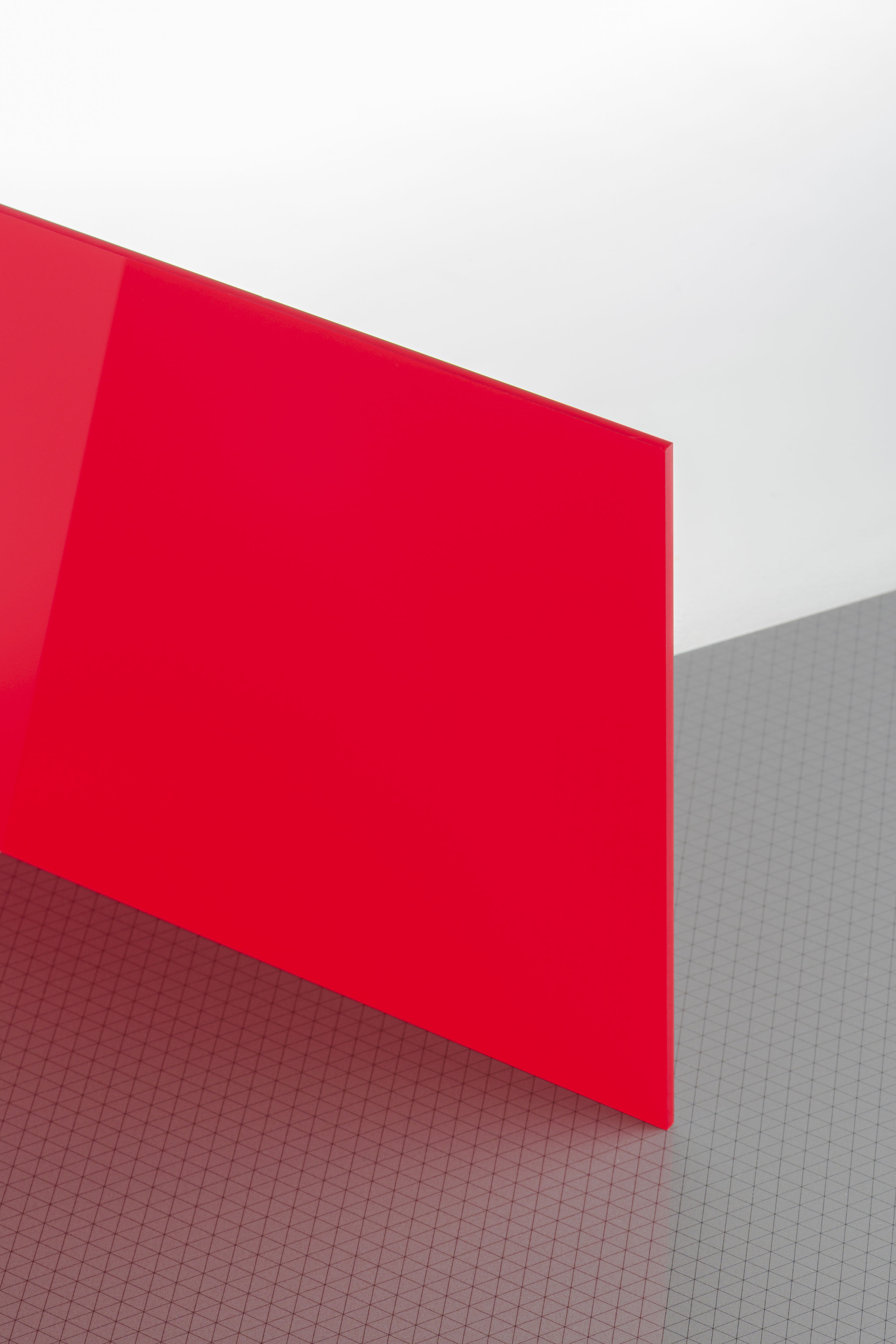 PLEXIGLAS GS 3H55 Red Translucent PMMA Sheet | Wah Lee
