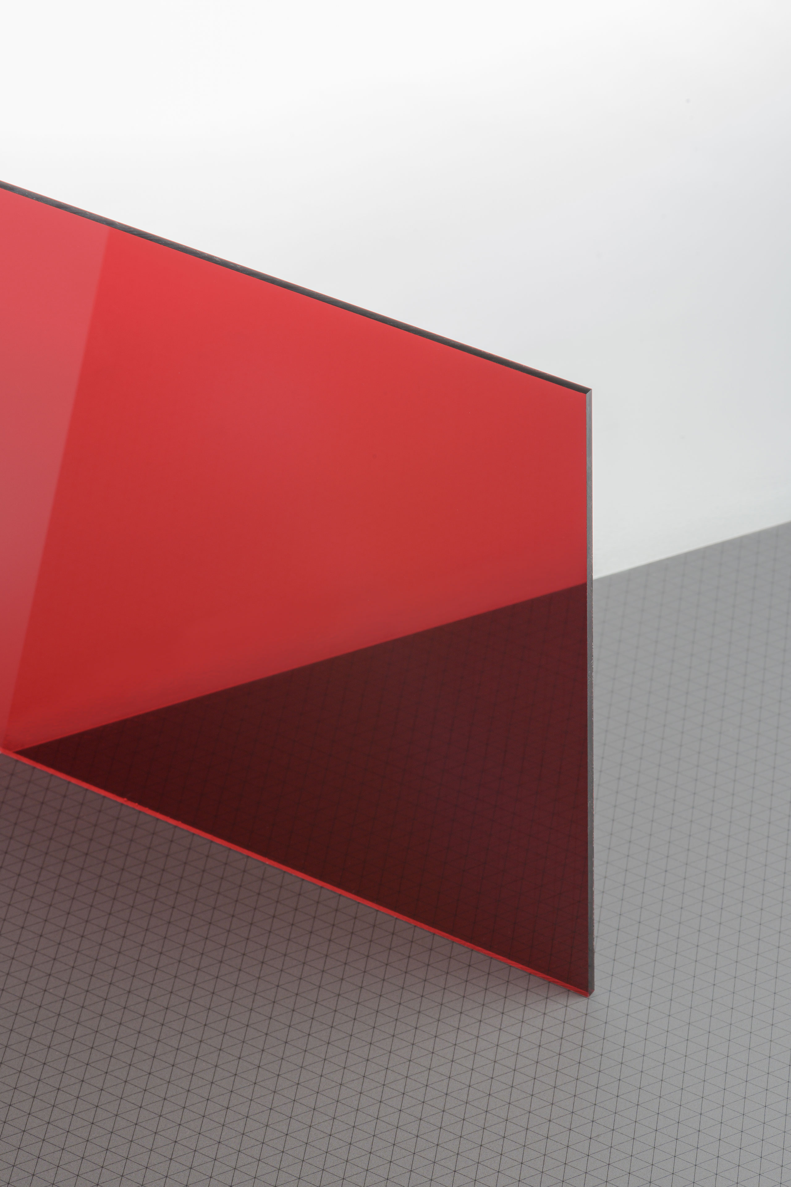 PLEXIGLAS GS 3C01 Red Transparent Acrylic Sheet | Wah Lee