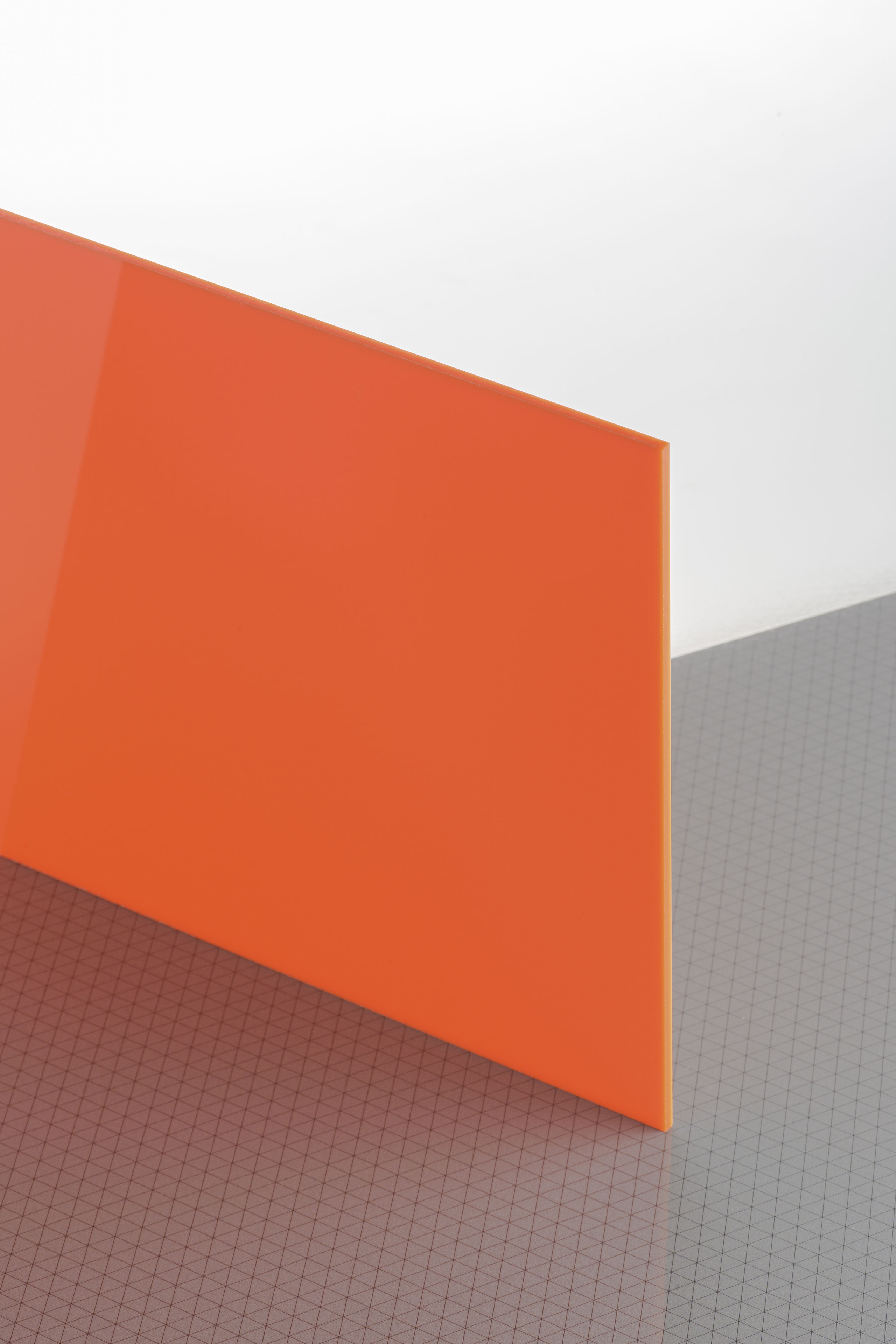 PLEXIGLAS XT 2N170 Extruded Translucent Orange Acrylic Sheet