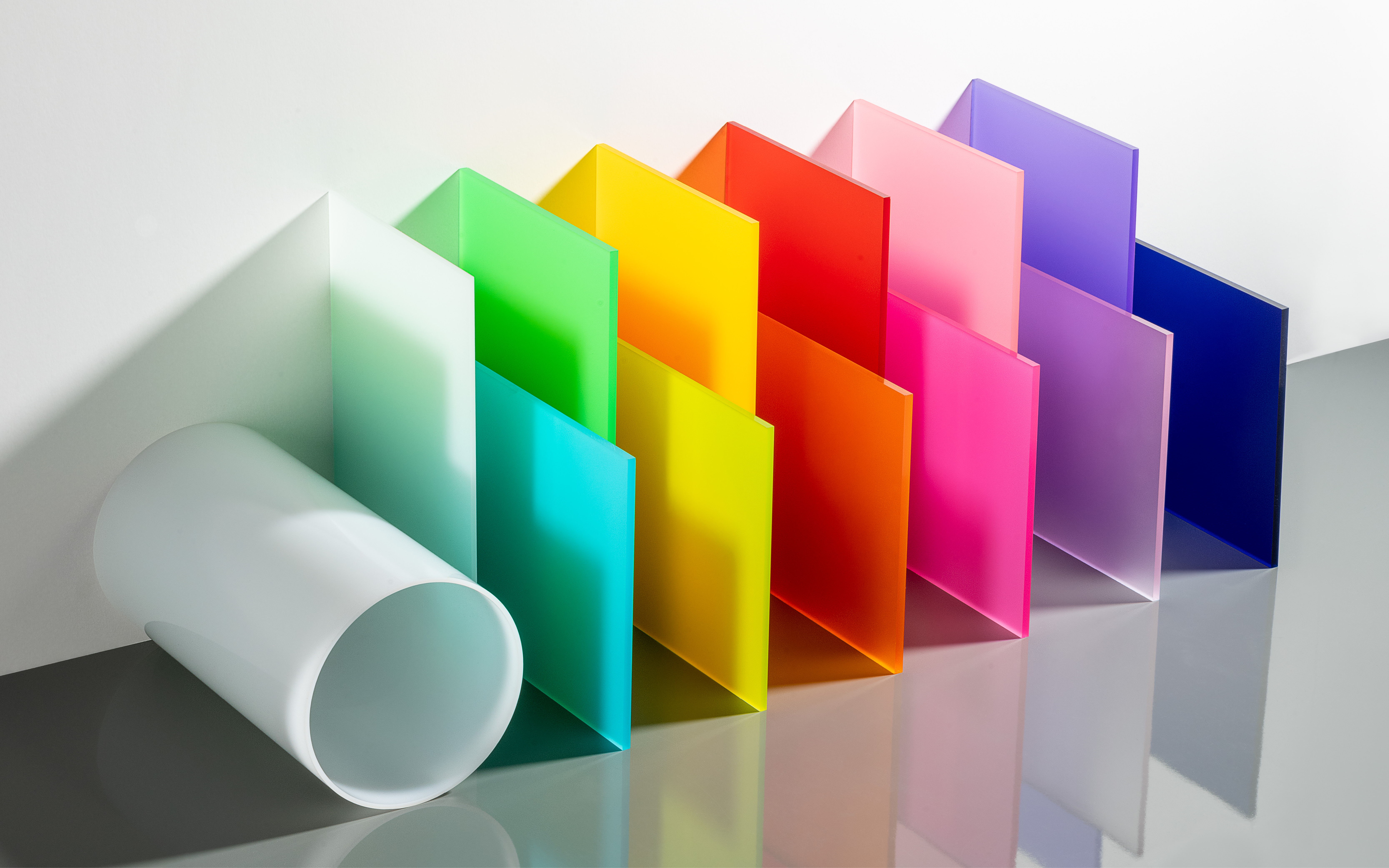 PLEXIGLAS Satinice 5C01 DC Transparent Sky Blue Matte PMMA