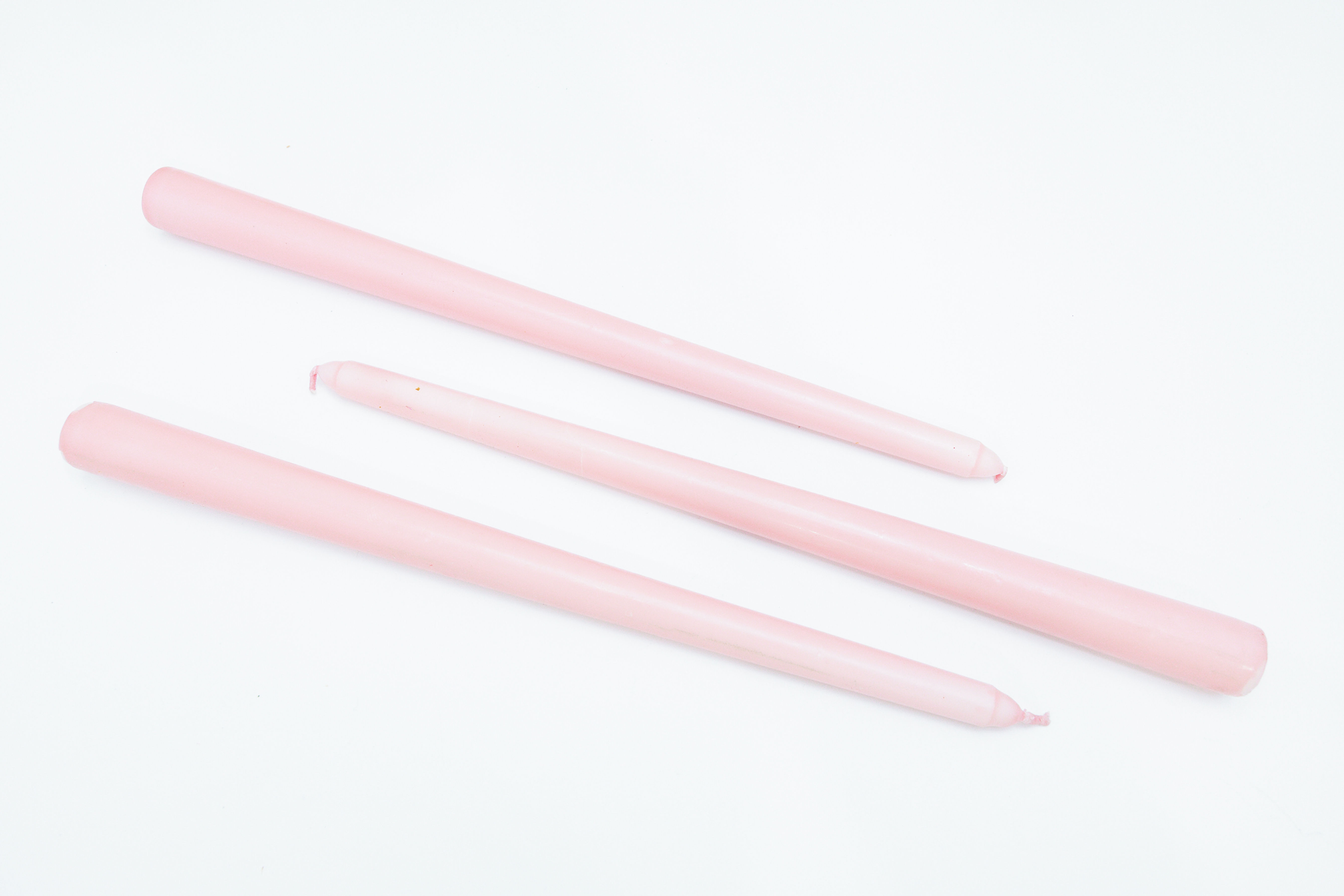 Pink Taper Candle