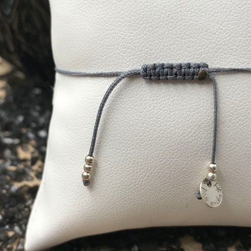 Miniature : BRACELET GRANDE CROIX NACRE sur LIEN