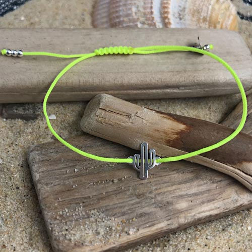 Miniature : Bracelet cactus argent sur lien