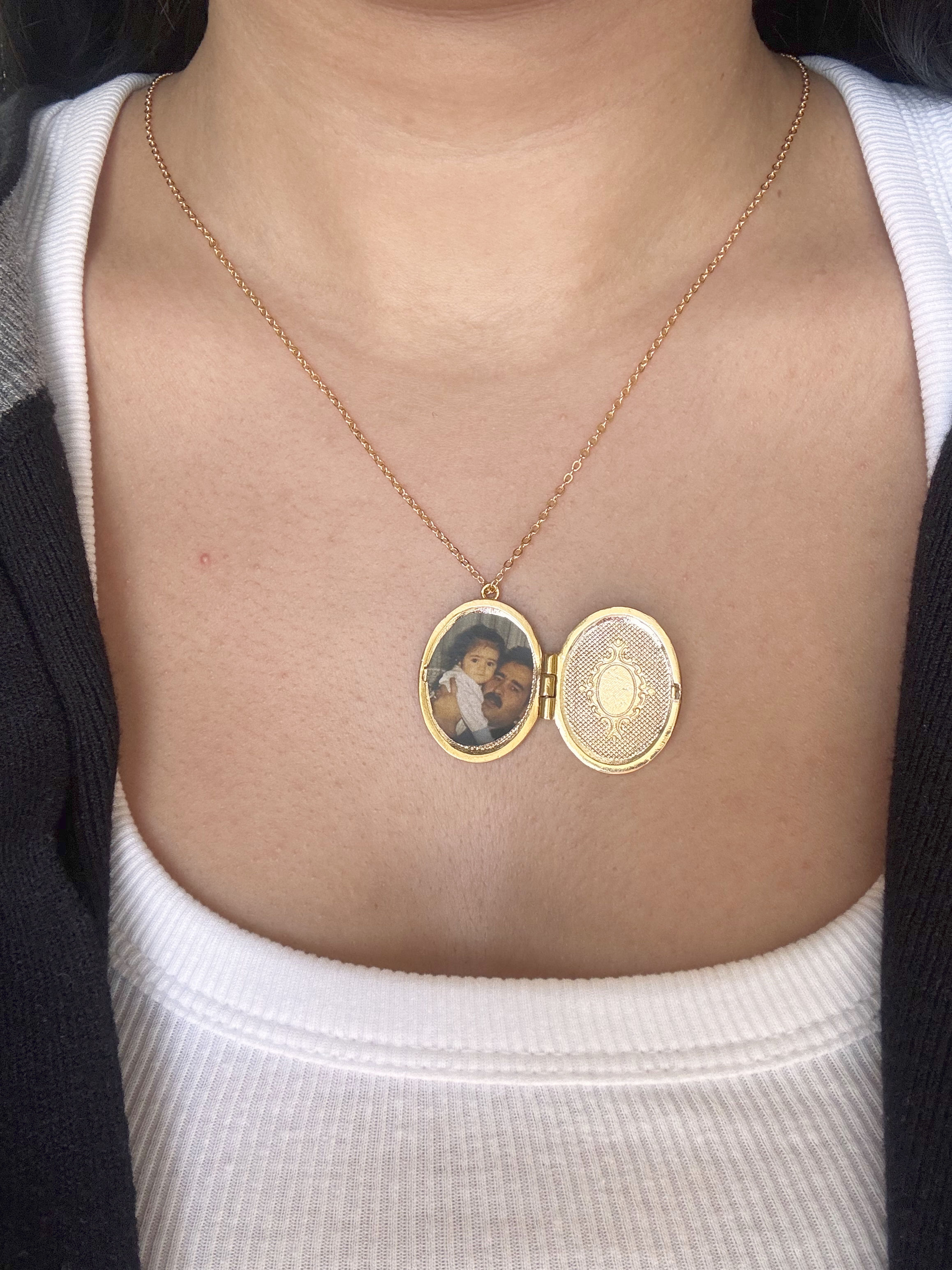 Anı Kolyesi - Altın Kaplama (sevdiklerinizi hep yanınızda taşıyın.)