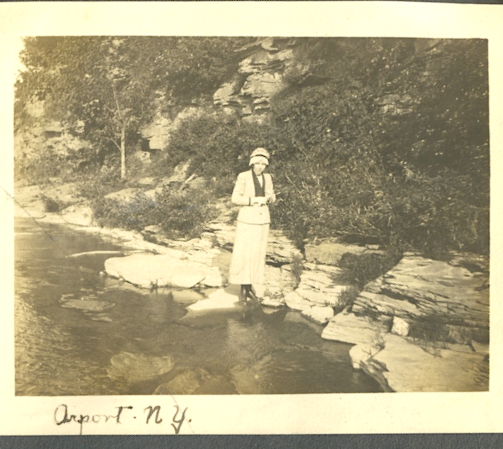 Hazel Kreason at Arkport.