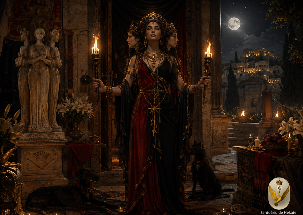 A Deusa Hekate - protetora do Lar.