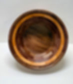 Handcrafted foodfriendly walnut and cherry wooden bowl