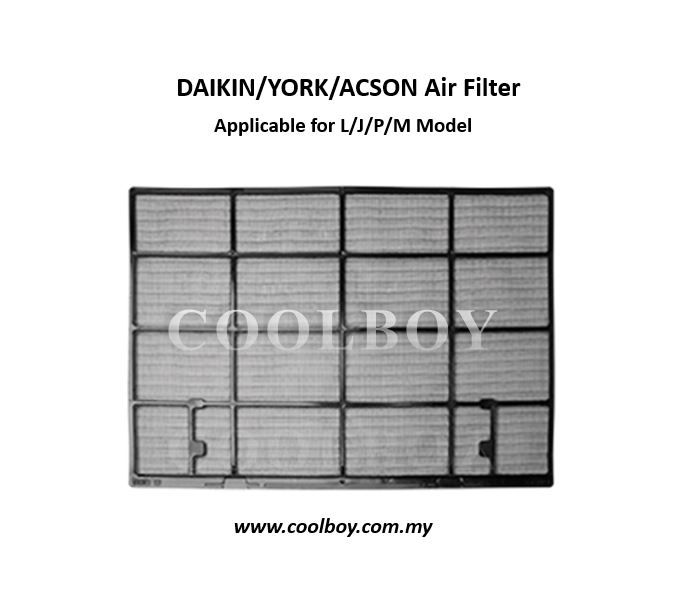 Daikin York Saranet Air Filter Wall Mounted 1HP-2.5HP R03084151892 R03084151893