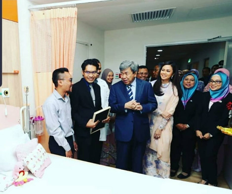 a visit by tuanku sultan selangor and pe