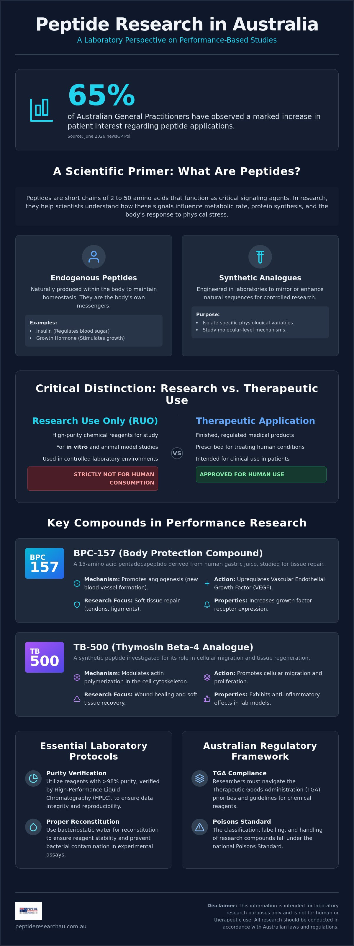 Peptide research for athletic performance AU