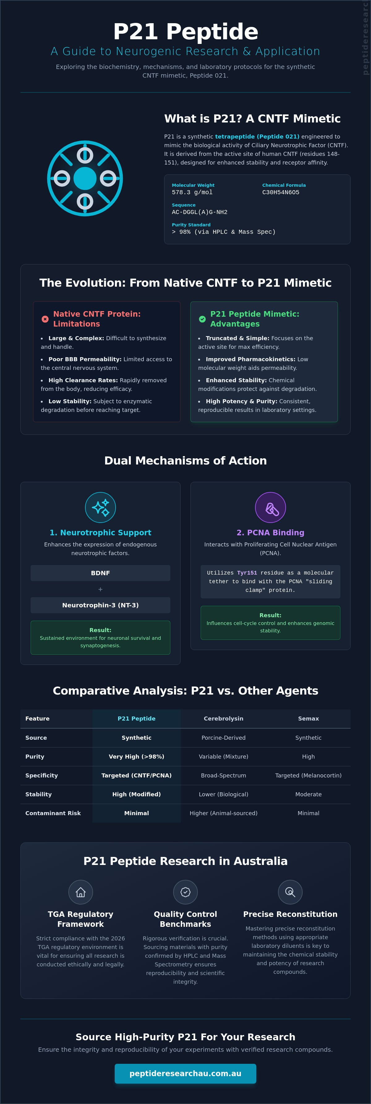 P21 peptide research australia
