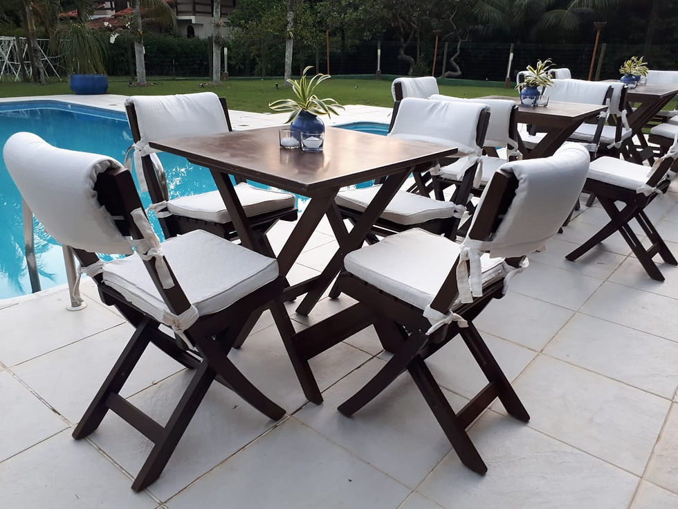 Miniatura: Cadeira Boteco Tabaco (Opcional o Uso do Assento e Encosto)