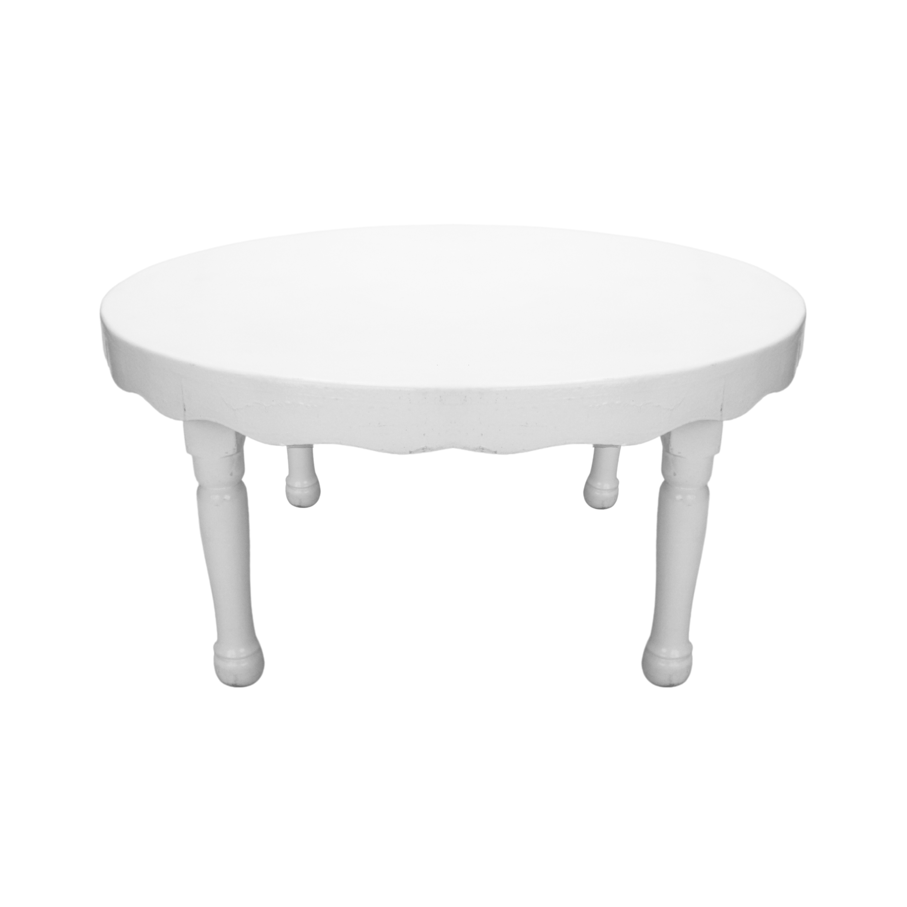 Mesa Kids Convidado Branca | 1M de Diâmetro x 0,49 alt.