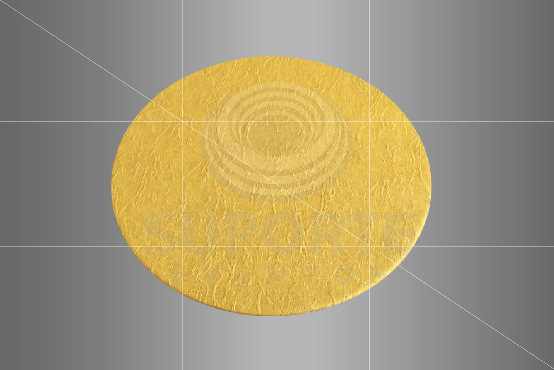 Sousplat Parise Amarelo Liso 0,32 de diâmetro