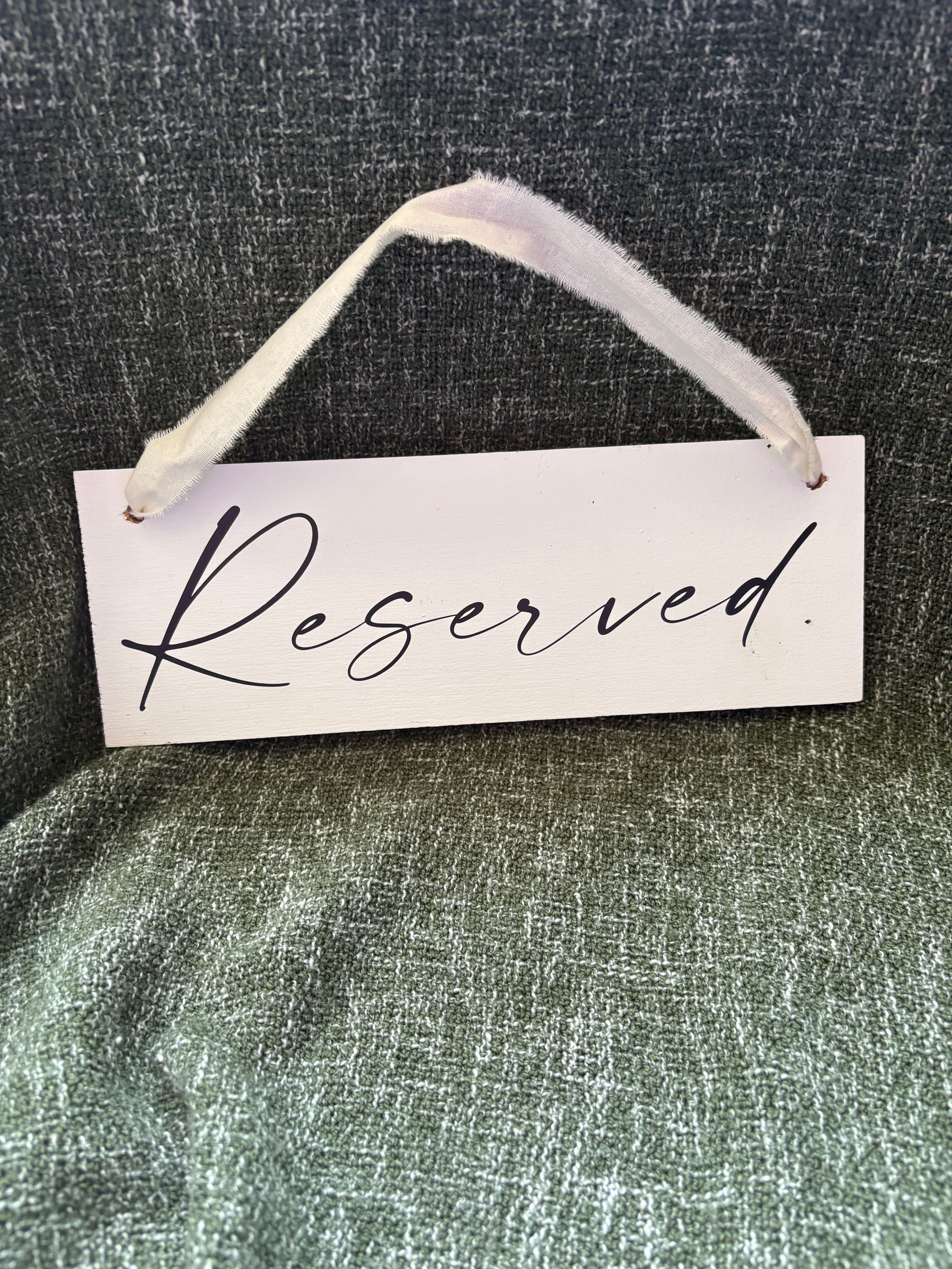 Reserved Sign