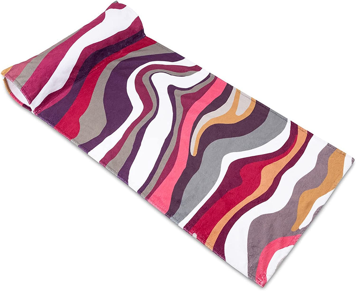 Pillow Beach Towel (Fuchsia)