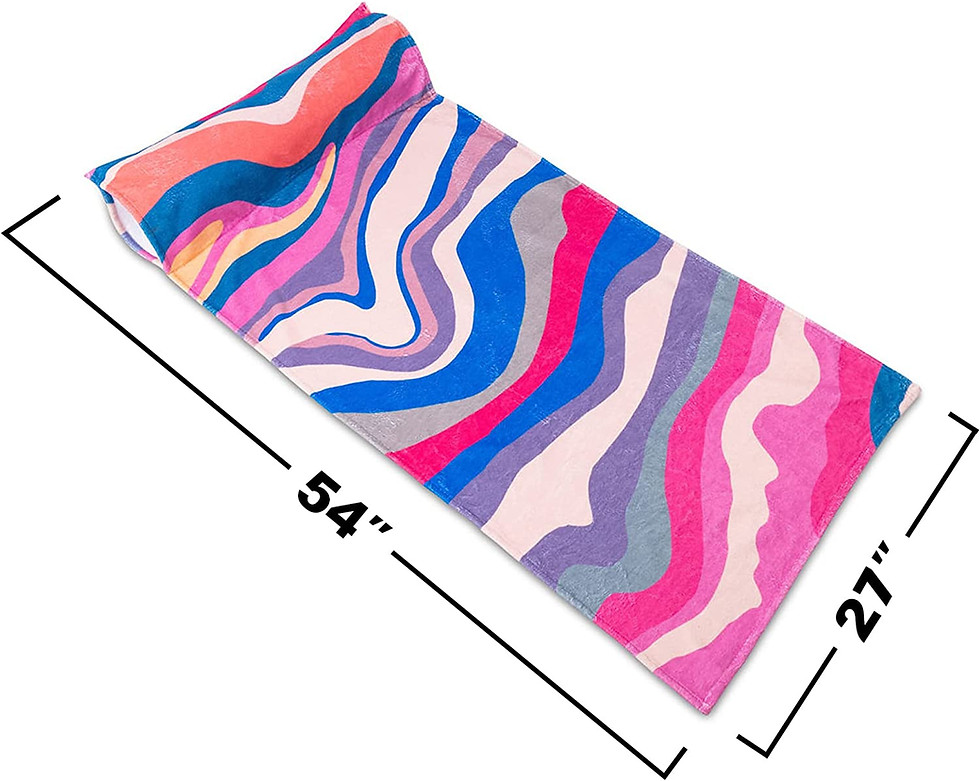 Thumbnail: Pillow Beach Towel (Lilac)