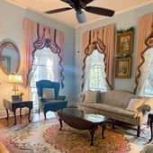 Upstairs parlor at Judge Porter House Bed and Breakfast in Natchitoches, Louisiana.