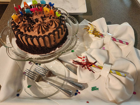 Our special birthday package at Andrew Morris House, where the hospitality was great the breakfast was great for guest Robin King