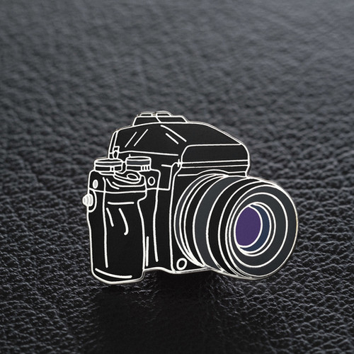 The Art Of Film 645 Camera Enamel Pin Decisive Moment