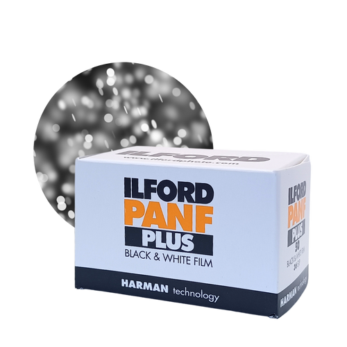Ilford Pan-F Plus 50 35mm black/white film Decisive Moment