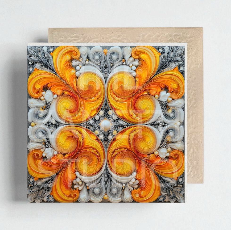 Thumbnail: Ceramic Decorative Tile 6”x 6”