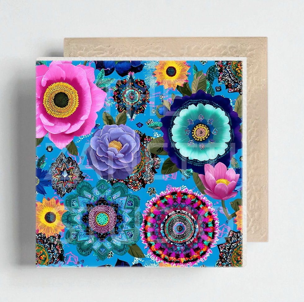 Thumbnail: Ceramic Decorative Tile 6”x6”