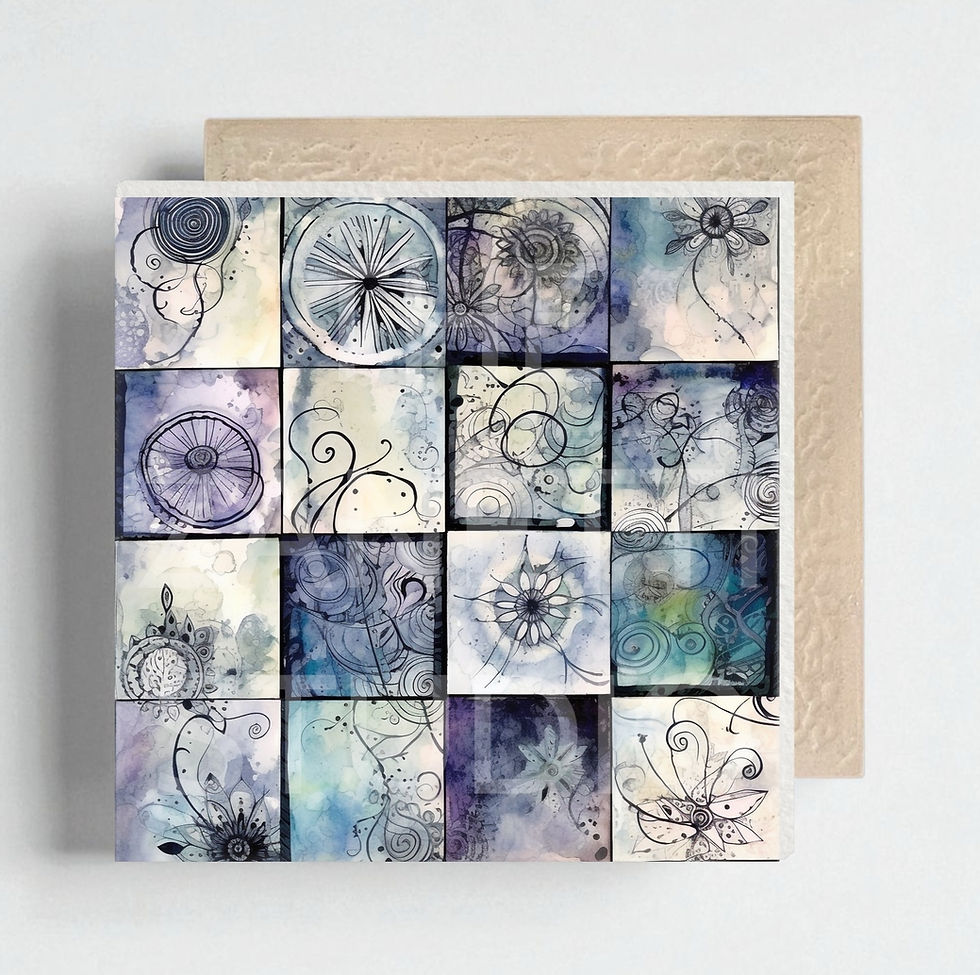 Thumbnail: Ceramic Decorative Tile 6”x 6”