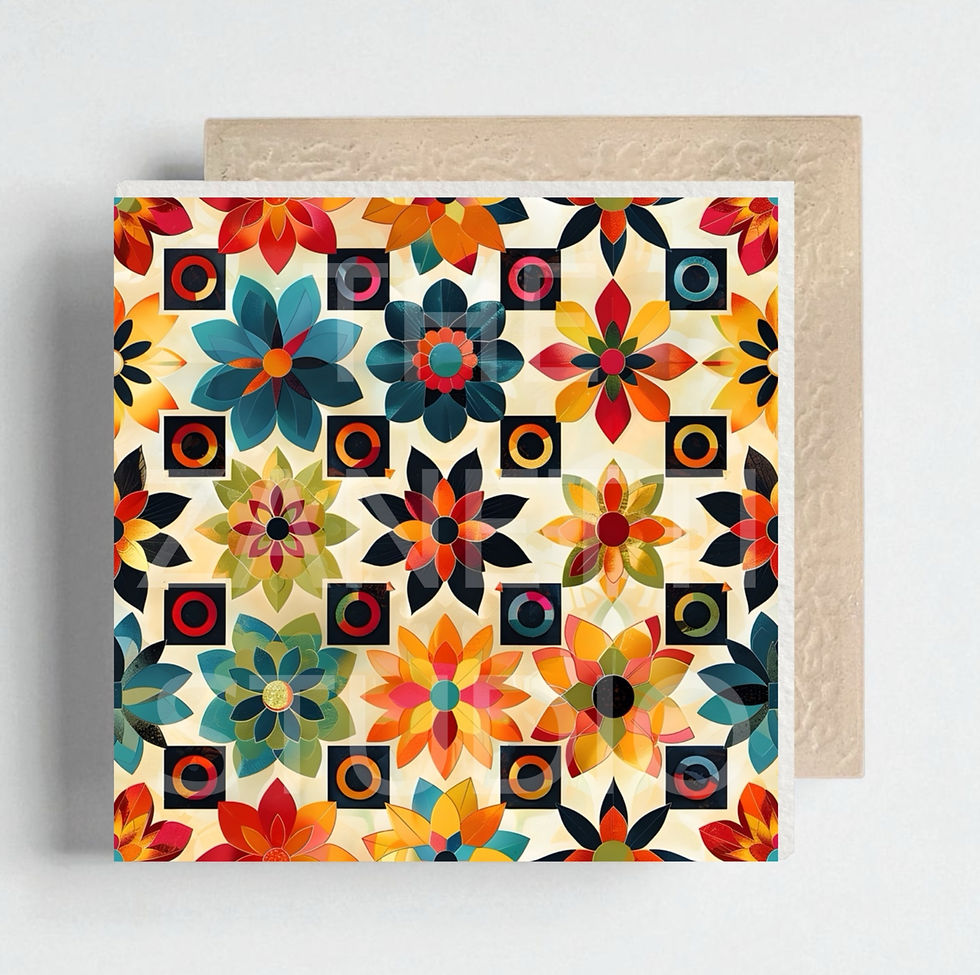 Thumbnail: Ceramic Decorative Tile 6”x6”