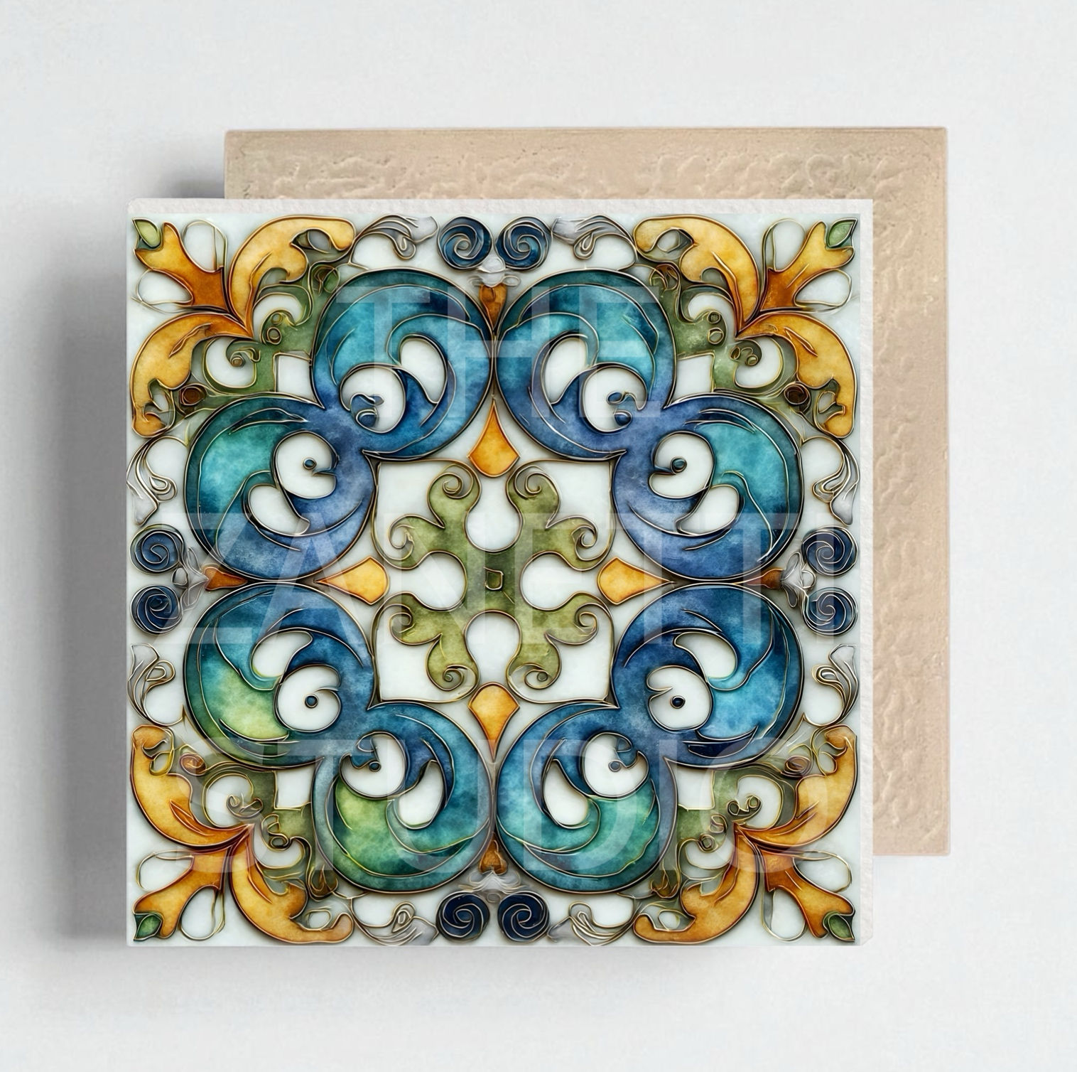 Ceramic Decorative Tile 6”x6”