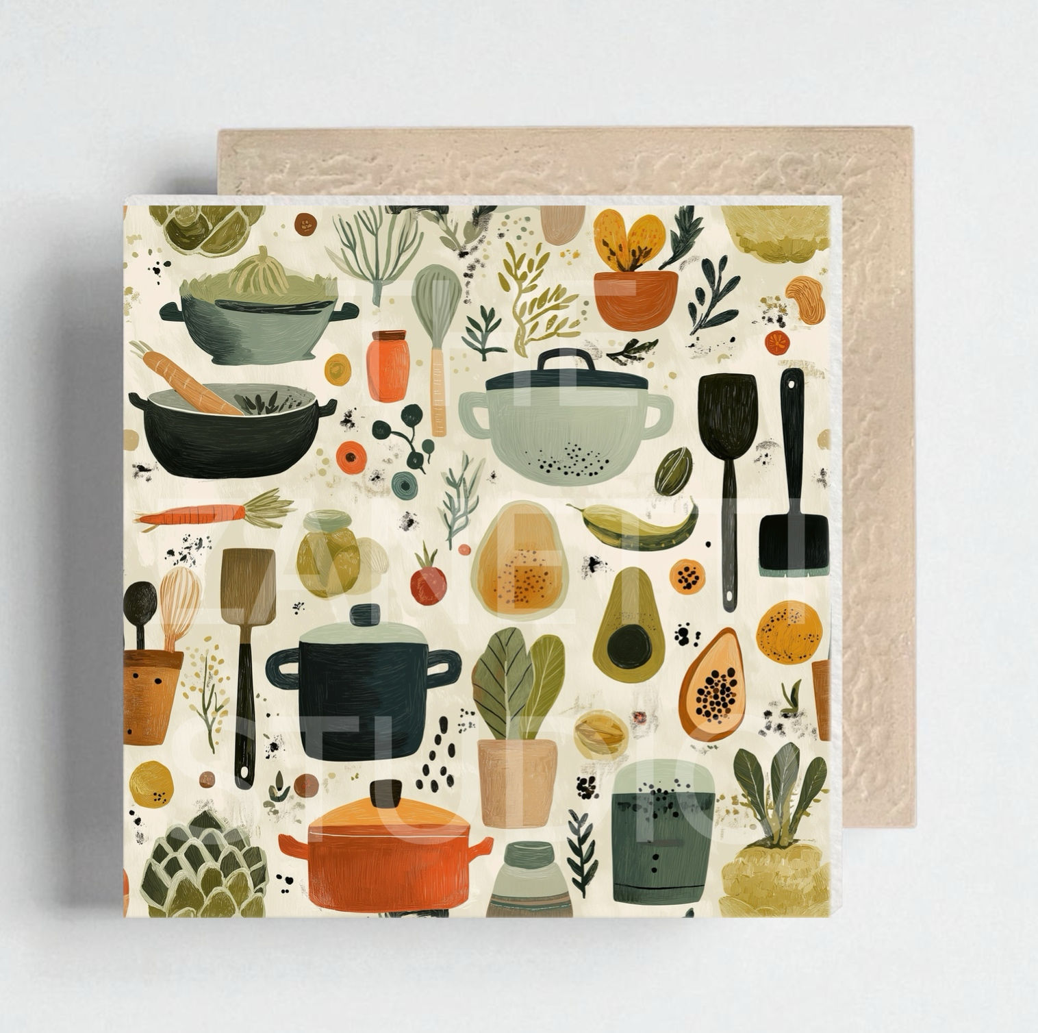 Kitchen Ceramic Decorative Tile 6”x6”