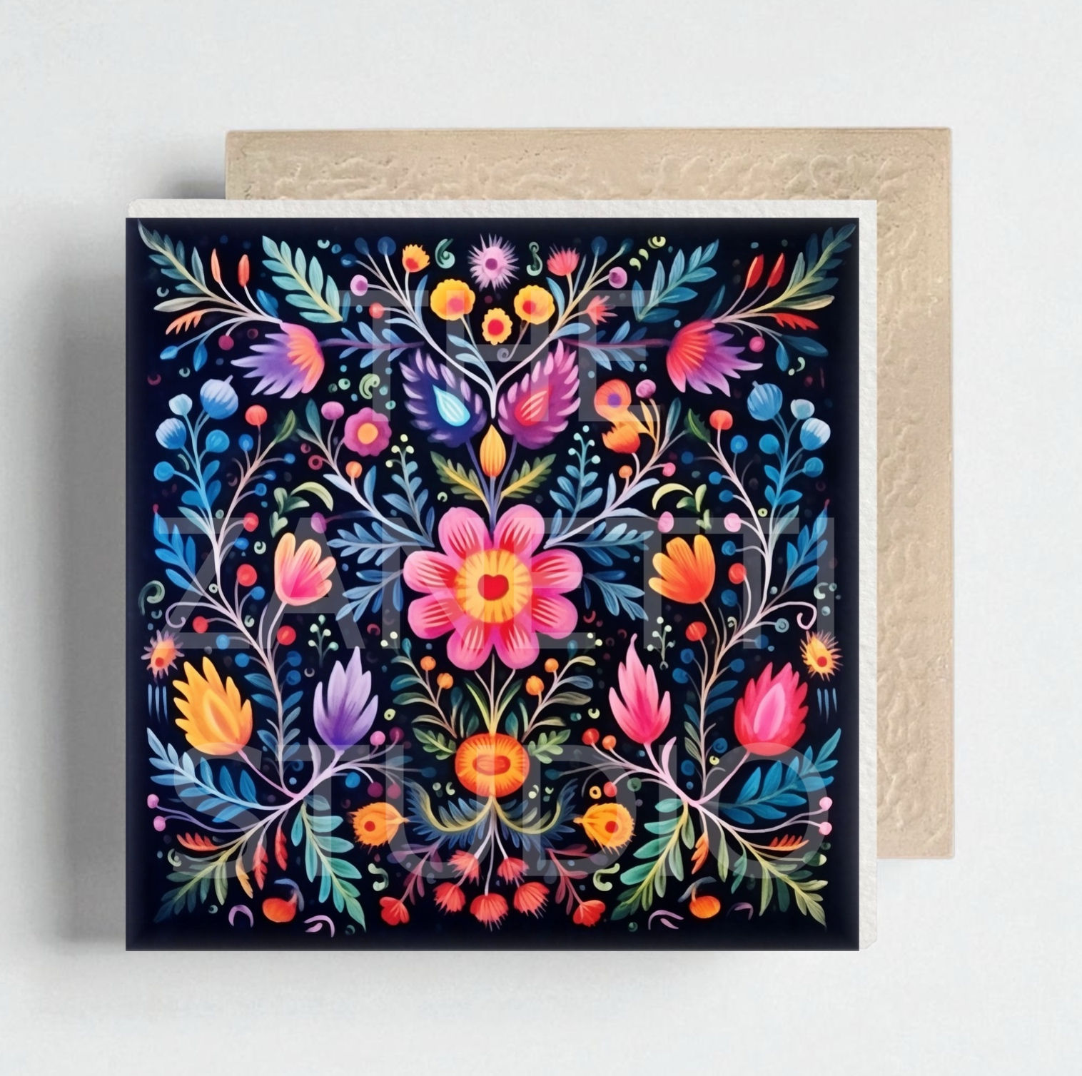 Ceramic Decorative Tile 6”x6”